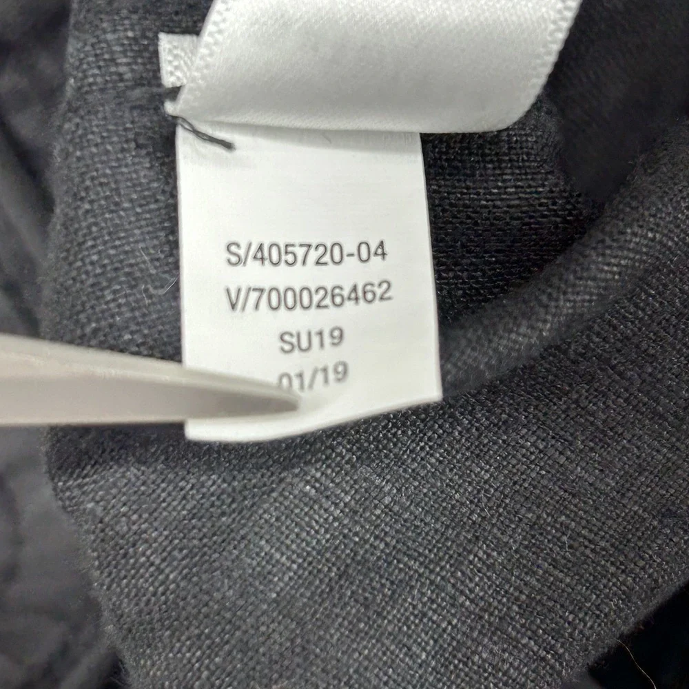 Athleta Cabo Linen Jogger Pants Women Size 6 Petite Black Activewear - Picture 5 of 10